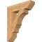 Ekena Millwork Balboa Slat Smooth Bracket, Western Red Cedar, 5 1/2"W x 24"D x 28"H BKT06X24X28BOA06SWR - alternate 1